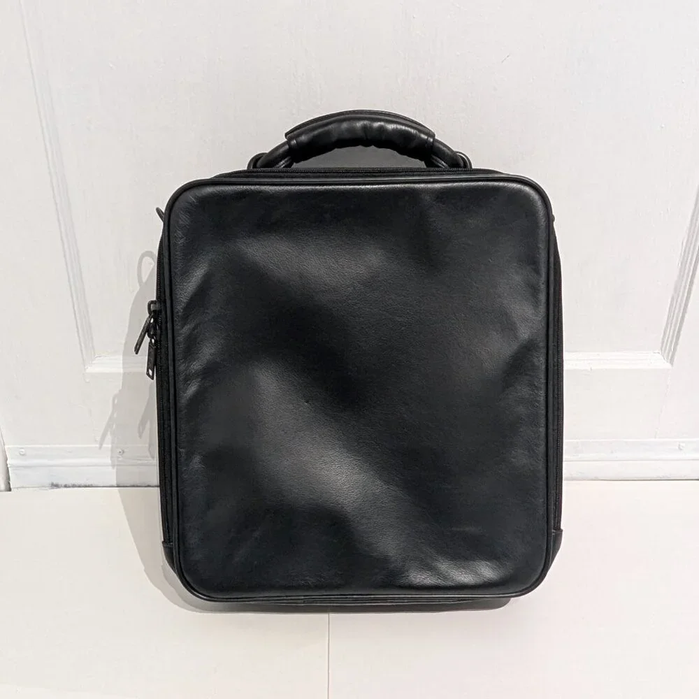 KTK South Korean High Quality Leather Framed Sturdy Briefcase Handle & Strap